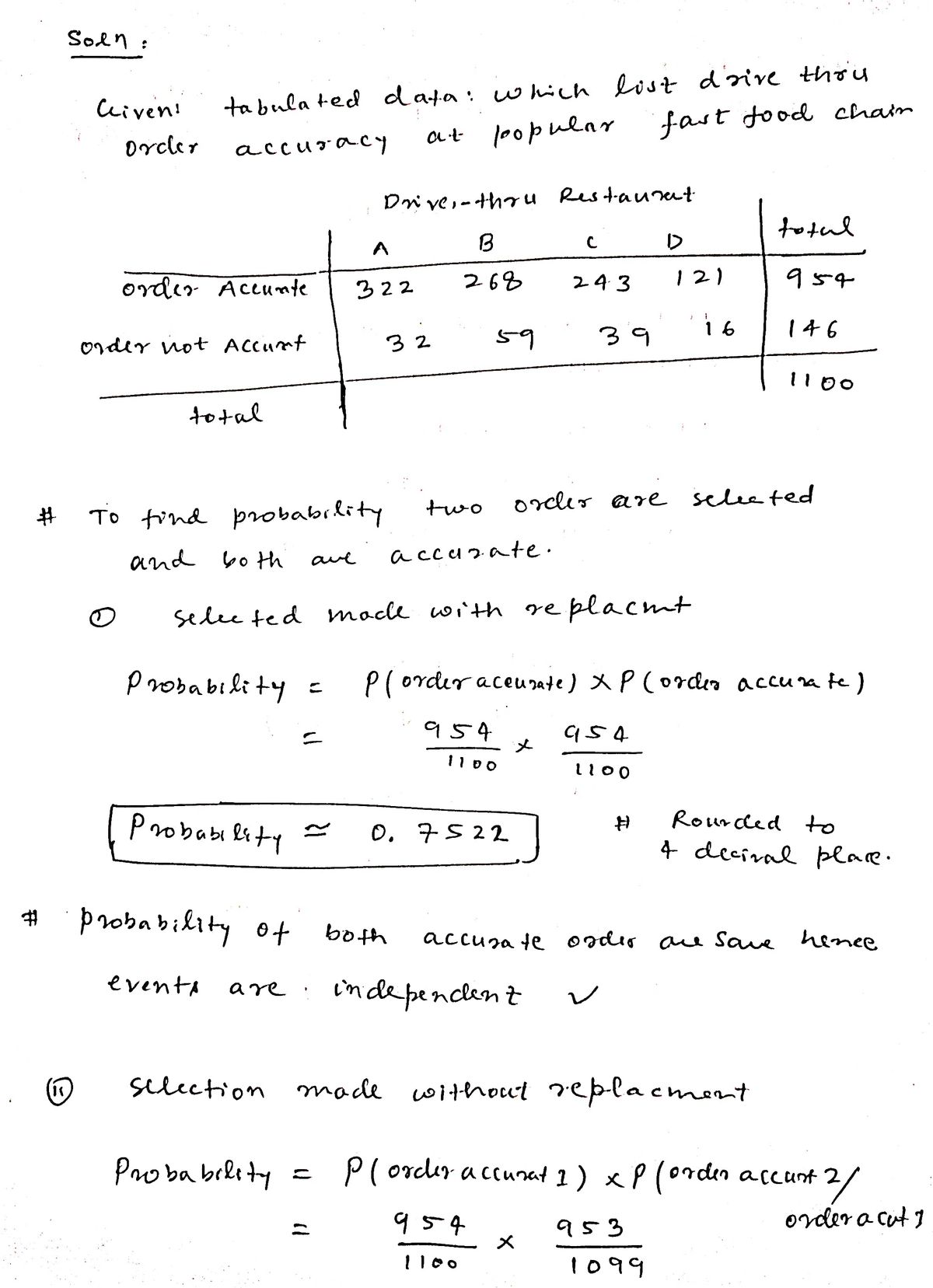 Statistics homework question answer, step 1, image 1